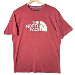 The North Face Men’s Graphic T-shirt Red Cotton Blend Size M
